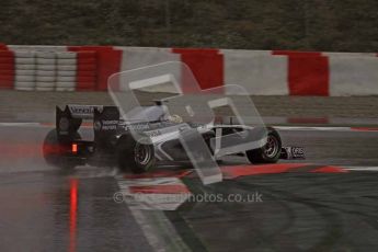 World © Octane Photographic 2011.  Formula 1 testing Saturday 12th March 2011 Circuit de Catalunya. Williams FW33 - Pastor Maldonado. Digital ref : 0018LW7D5773