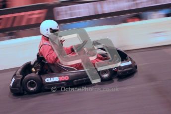 © Octane Photographic Ltd. 2012. Autosport International 2012 Celebrity Karting for the Race To Recovery charity. 12th January 2012. Digital Ref : 0206cb1d0495