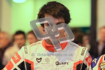 © Octane Photographic Ltd. 2012. Autosport International 2012 Celebrity Karting for the Race To Recovery charity. 12th January 2012. Adrian Quaife-Hobbs. Digital Ref : 0206cb1d1044