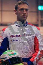© Octane Photographic Ltd. 2012. Autosport International 2012 Celebrity Karting for the Race To Recovery charity. 12th January 2012. Jordan Chamberlain. Digital Ref : 0206cb1d1069