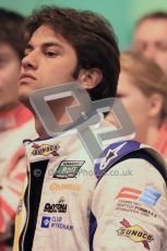 © Octane Photographic Ltd. 2012. Autosport International 2012 Celebrity Karting for the Race To Recovery charity. 12th January 2012. Felipe Nasr. Digital Ref : 0206cb1d1116