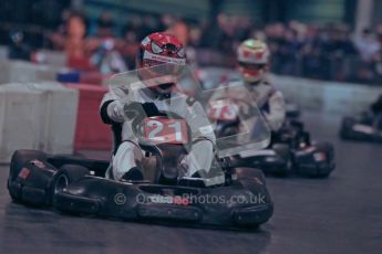 © Octane Photographic Ltd. 2012. Autosport International 2012 Celebrity Karting for the Race To Recovery charity. 12th January 2012. Digital Ref : 0206cb1d1184