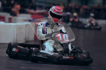 © Octane Photographic Ltd. 2012. Autosport International 2012 Celebrity Karting for the Race To Recovery charity. 12th January 2012. Digital Ref : 0206cb1d1229