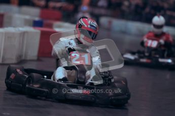 © Octane Photographic Ltd. 2012. Autosport International 2012 Celebrity Karting for the Race To Recovery charity. 12th January 2012. Digital Ref : 0206cb1d1293