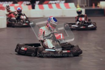 © Octane Photographic Ltd. 2012. Autosport International 2012 Celebrity Karting for the Race To Recovery charity. 12th January 2012. Digital Ref : 0206cb1d1340