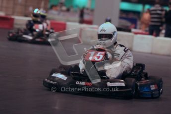 © Octane Photographic Ltd. 2012. Autosport International 2012 Celebrity Karting for the Race To Recovery charity. 12th January 2012. Digital Ref : 0206cb1d1556