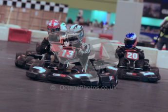 © Octane Photographic Ltd. 2012. Autosport International 2012 Celebrity Karting for the Race To Recovery charity. 12th January 2012. Digital Ref : 0206cb1d1578