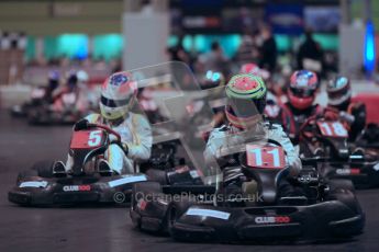© Octane Photographic Ltd. 2012. Autosport International 2012 Celebrity Karting for the Race To Recovery charity. 12th January 2012. Digital Ref : 0206cb1d1599
