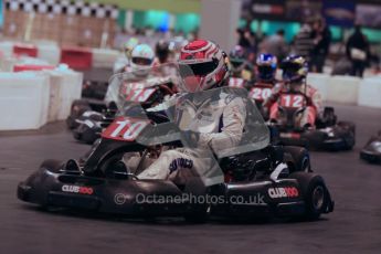 © Octane Photographic Ltd. 2012. Autosport International 2012 Celebrity Karting for the Race To Recovery charity. 12th January 2012. Digital Ref : 0206cb1d1613