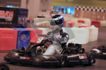 © Octane Photographic Ltd. 2012. Autosport International 2012 Celebrity Karting for the Race To Recovery charity. 12th January 2012. Digital Ref : 0206cb1d1625