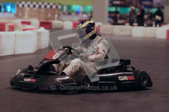 © Octane Photographic Ltd. 2012. Autosport International 2012 Celebrity Karting for the Race To Recovery charity. 12th January 2012. Digital Ref : 0206cb1d1629