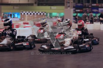 © Octane Photographic Ltd. 2012. Autosport International 2012 Celebrity Karting for the Race To Recovery charity. 12th January 2012. Digital Ref : 0206cb1d1666