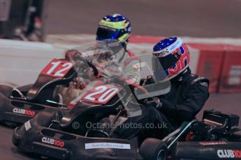 © Octane Photographic Ltd. 2012. Autosport International 2012 Celebrity Karting for the Race To Recovery charity. 12th January 2012. Digital Ref : 0206cb1d1758