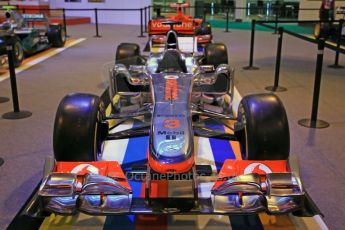 © Octane Photographic Ltd. 2012. Autosport International F1 Cars Old and New. McLaren show car nose. Digital Ref : 0207cb7d1821