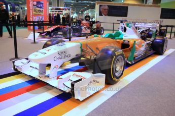 © Octane Photographic Ltd. 2012. Autosport International F1 Cars Old and New. Force India show car. Digital Ref : 0207cb7d1832