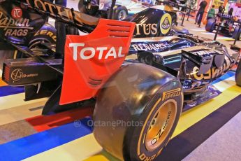 © Octane Photographic Ltd. 2012. Autosport International F1 Cars Old and New. Renault show car rear quarter. Digital Ref : 0207cb7d1845