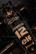 © Octane Photographic Ltd. 2012. Autosport International F1 Cars Old and New. Ayrton Senna Lotus 97T on the Classic Lotus stand, Historic F1. Digital Ref : 0207cb7d1943