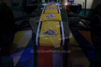 © Octane Photographic Ltd. 2012. Autosport International F1 Cars Old and New. Lotus show car nose. Digital Ref : 0207lw7d2371