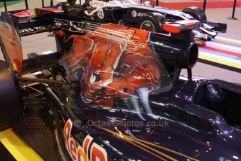 © Octane Photographic Ltd. 2012. Autosport International F1 Cars Old and New. Torro Roso show car airbox. Digital Ref : 0207lw7d2428