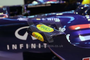 © Octane Photographic Ltd. 2012. Autosport International F1 Cars Old and New. Red Bull show car cockpit. Digital Ref : 0207lw7d2462