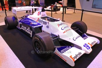 © Octane Photographic Ltd. 2012. Autosport International F1 Cars Old and New. Ayrton Senna Tolman TG184 in the Senna display, Historic F1. Digital Ref : 0207cb7d0189