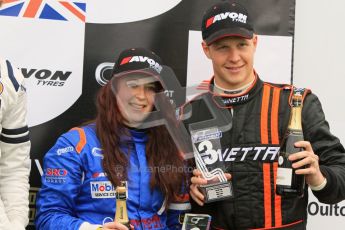 © 2012 Octane Photographic Ltd. Monday 9th April. Avon Tyres British GT Championship - Race Podium. Digital Ref : 0288lw7d4354