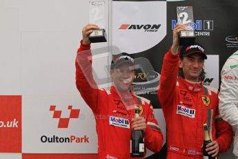 © 2012 Octane Photographic Ltd. Monday 9th April. Avon Tyres British GT Championship - Race Podium. Duncan Cameron & Matt Griffin. Digital Ref : 0288lw7d4419