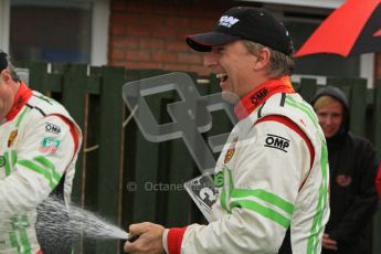 © 2012 Octane Photographic Ltd. Monday 9th April. Avon Tyres British GT Championship - Race Podium. Jon Minshaw & Tim Harvey. Digital Ref : 0288lw7d4448