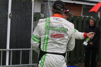 © 2012 Octane Photographic Ltd. Monday 9th April. Avon Tyres British GT Championship - Race Podium. Jon Minshaw & Tim Harvey. Digital Ref : 0288lw7d4467