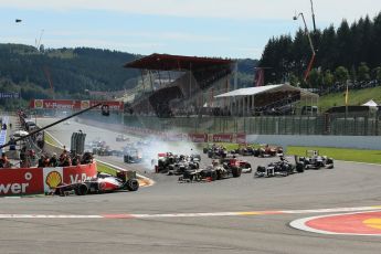 World © Octane Photographic Ltd. Belgian GP Spa - Sunday 2nd September 2012 - F1 Race. Digital Ref :