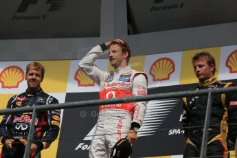 © 2012 Octane Photographic Ltd. Belgian GP Spa - Sunday 2nd September 2012 - F1 Podium. Digital Ref :