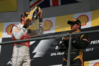 © 2012 Octane Photographic Ltd. Belgian GP Spa - Sunday 2nd September 2012 - F1 Podium. Digital Ref :