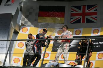 © 2012 Octane Photographic Ltd. Belgian GP Spa - Sunday 2nd September 2012 - F1 Podium. Digital Ref :