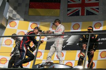 © 2012 Octane Photographic Ltd. Belgian GP Spa - Sunday 2nd September 2012 - F1 Podium. Digital Ref :