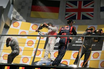 © 2012 Octane Photographic Ltd. Belgian GP Spa - Sunday 2nd September 2012 - F1 Podium. Digital Ref :