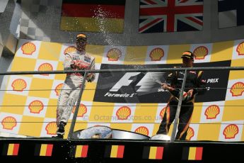 © 2012 Octane Photographic Ltd. Belgian GP Spa - Sunday 2nd September 2012 - F1 Podium. Digital Ref :