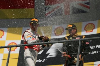 © 2012 Octane Photographic Ltd. Belgian GP Spa - Sunday 2nd September 2012 - F1 Podium. Digital Ref :