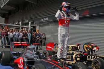 © 2012 Octane Photographic Ltd. Belgian GP Spa - Sunday 2nd September 2012 - F1 parc Ferme. Digital Ref :