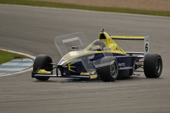 © Octane Photographic Ltd. BritCar Practice sessions 21st April 2012. Donington Park. Cameron Twynham, Mygale FB02, Falcon. BARC Intersteps. Digital Ref : 0298lw1d0895