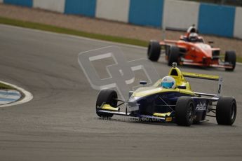 © Octane Photographic Ltd. BritCar Practice sessions 21st April 2012. Donington Park. Nikita Miliakov, Mygale FB02, Falcon Racing. BARC Intersteps. Digital Ref : 0298lw1d0910