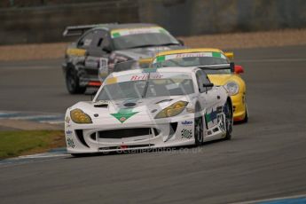 © Octane Photographic Ltd. Britcar MSA British Endurance Championship practice session 21st April 2012. Donington Park. Peter and Matt Smith, Redgate/Virgo Motorsport, Ginetta G55 Cup. Digital Ref : 0298lw1d0938