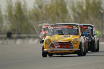 © Octane Photographic Ltd. Mini Se7en Championship practice session 21st April 2012. Donington Park. Ashley Davies. Digital Ref : 0298lw1d1056