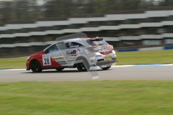 © Octane Photographic Ltd. BARC Dunlop Production Touring Car Trophy practice session 21st April 2012. Donington Park. Steve Johnson, Vauxhall Astra VXR. Digital Ref : 0298lw7d6282