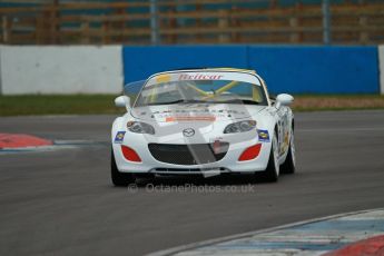 © Octane Photographic Ltd. BritCar Production Cup Championship race. 21st April 2012. Donington Park. Tony Rogers, Mazda MX5. Digital Ref : 0300lw1d2157