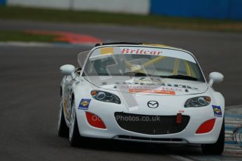 © Octane Photographic Ltd. BritCar Production Cup Championship race. 21st April 2012. Donington Park. Tony Rogers, Mazda MX5. Digital Ref : 0300lw1d2327
