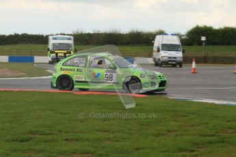 © Octane Photographic Ltd. BritCar Production Cup Championship race. 21st April 2012. Donington Park. Gary Smith/Byrne, MG ZR. Digital Ref : 0300lw7d7225