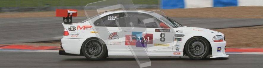 © Octane Photographic Ltd. BritCar Production Cup Championship race. 21st April 2012. Donington Park. Richard Abra/Mark Poole, Geoff Steel racing, BMW M3 CSL. Digital Ref : 0300lw7d7299