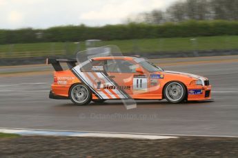 © Octane Photographic Ltd. BritCar Production Cup Championship race. 21st April 2012. Donington Park. Michael Symons/Keith Webster, BMW M3. Digital Ref : 0300lw7d7332