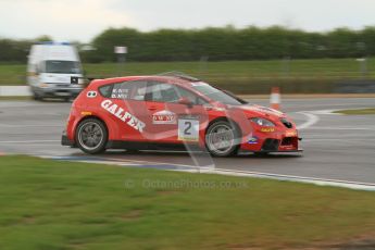 © Octane Photographic Ltd. BritCar Production Cup Championship race. 21st April 2012. Donington Park. David and Rex Nye, Seat Leon Supercopa. Digital Ref : 0300lw7d7338