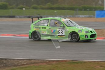 © Octane Photographic Ltd. BritCar Production Cup Championship race. 21st April 2012. Donington Park. Gary Smith/Byrne, MG ZR. Digital Ref : 0300lw7d7370